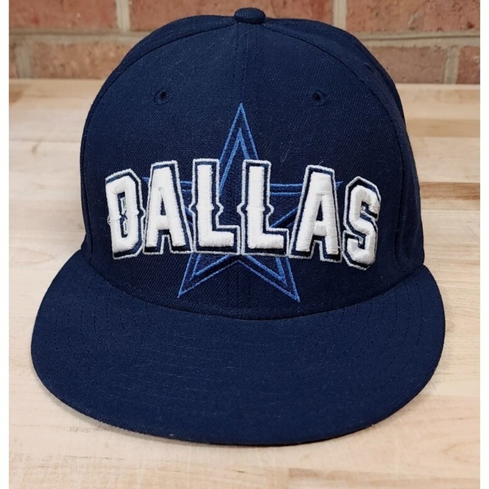 NFL Dallas Cowboys New Era‎ 59Fifty Flat Bill Hat Cap Fitted Size 7 1/4